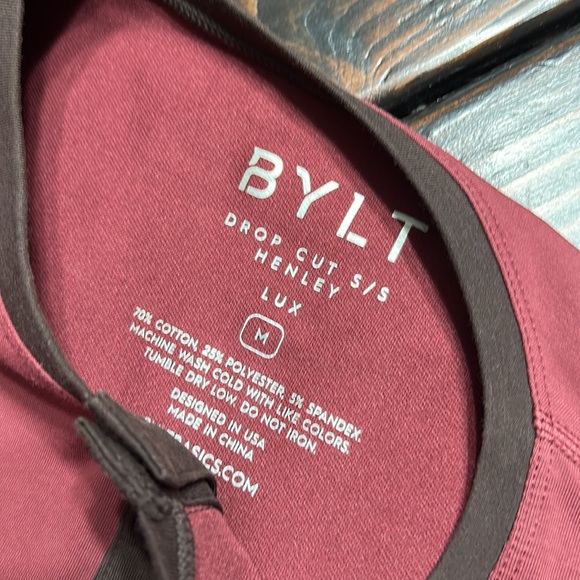 Bylt Basics drop cut Henley Lux size Medium - Picture 2 of 4